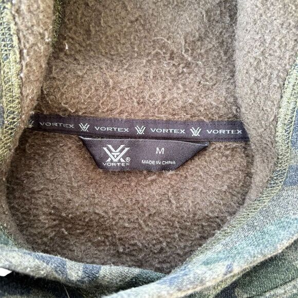 Vortex Men's Camouflage Pullover Hoodie Green Size M Long Sleeve - Picture 4 of 4